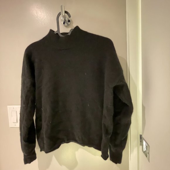 Madewell 100% Black Cashmere Sweater - Picture 5 of 5